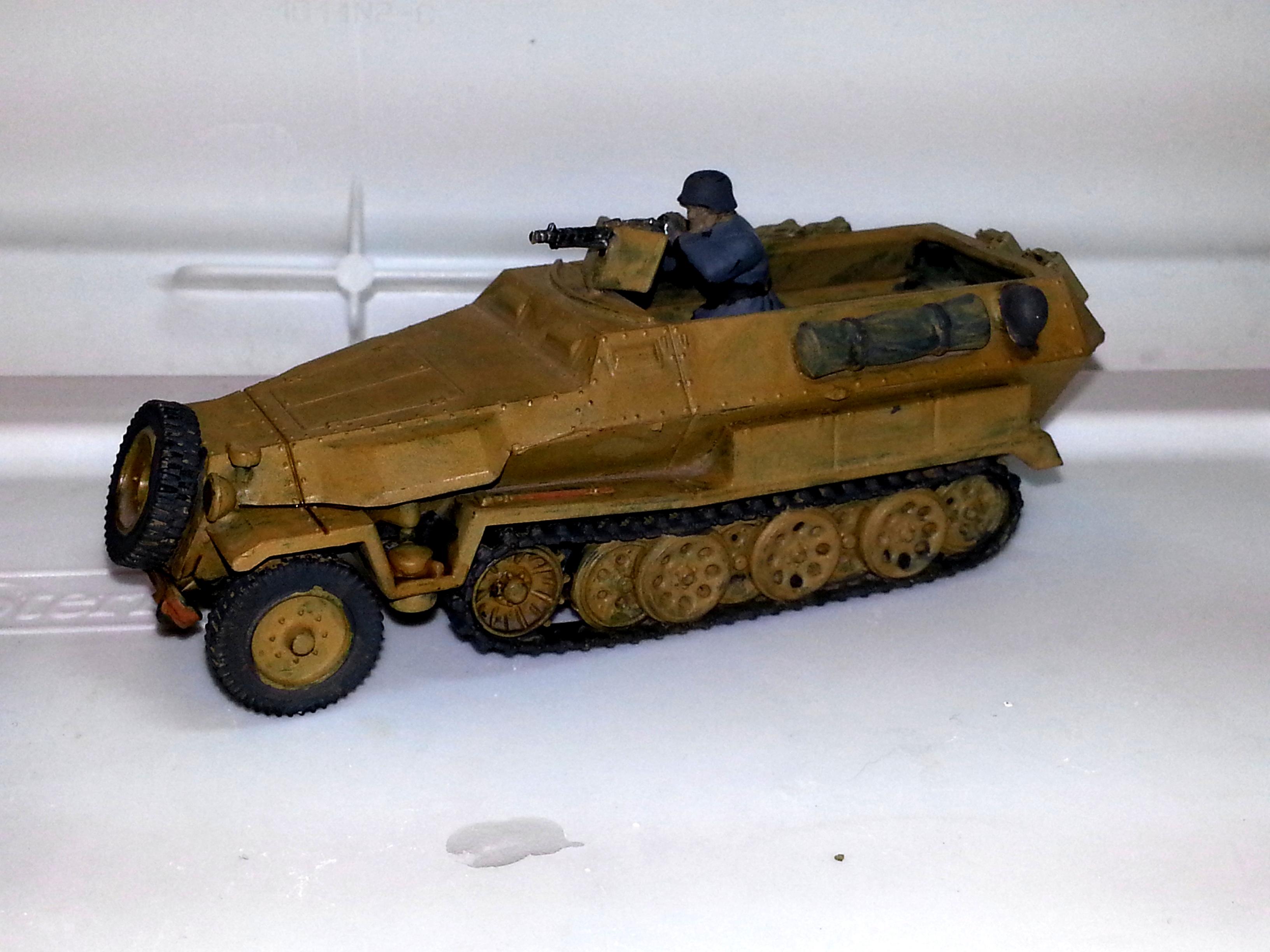 Bolt Action, Germans, Halftrack, Hanomag Hanomag, base painted and